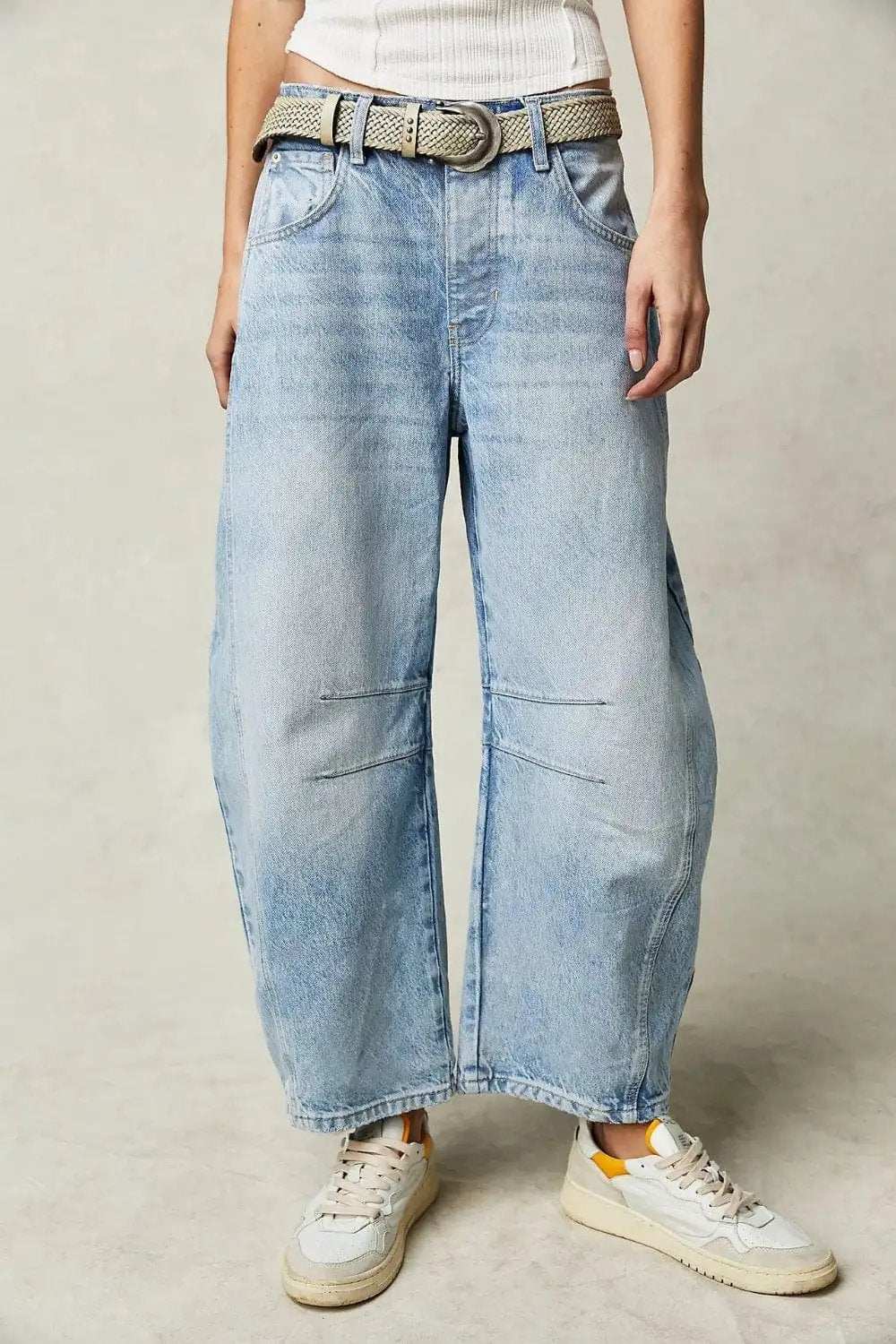 Wide Leg Jeans with Pockets - Trendsi - Flyclothing LLC
