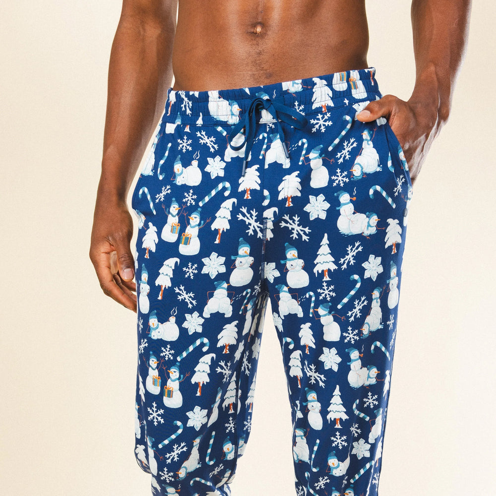The Big Blizzard | Naughty Snowmen SleepDeep™ Men’s Pajama Joggers - Shinesty - Flyclothing LLC