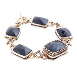 Black Onyx Golden Link Bracelet - Barse Jewelry - Flyclothing LLC