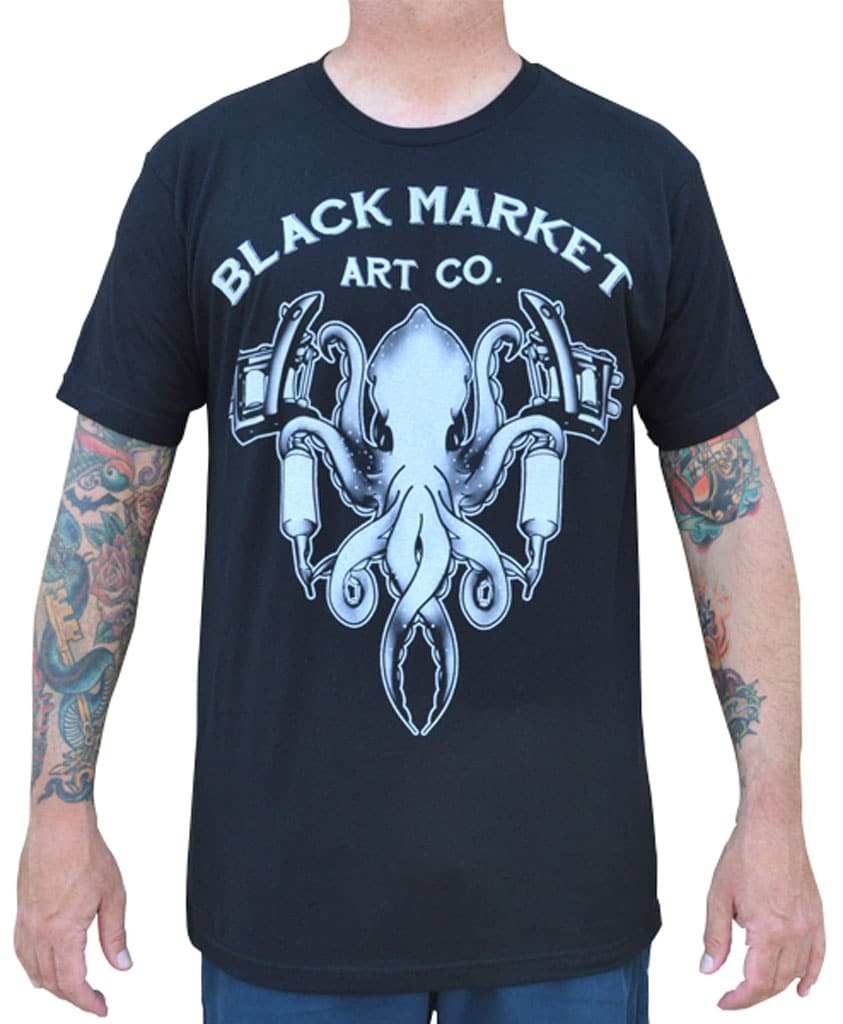 Black Market Art Company Inked Mens T-Shirt - Black Market Art Company - Flyclothing LLC