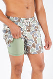 The Blender | Grey Duck Camo Ball Hammock® Pouch 8" Swim Trunks - Shinesty - Flyclothing LLC