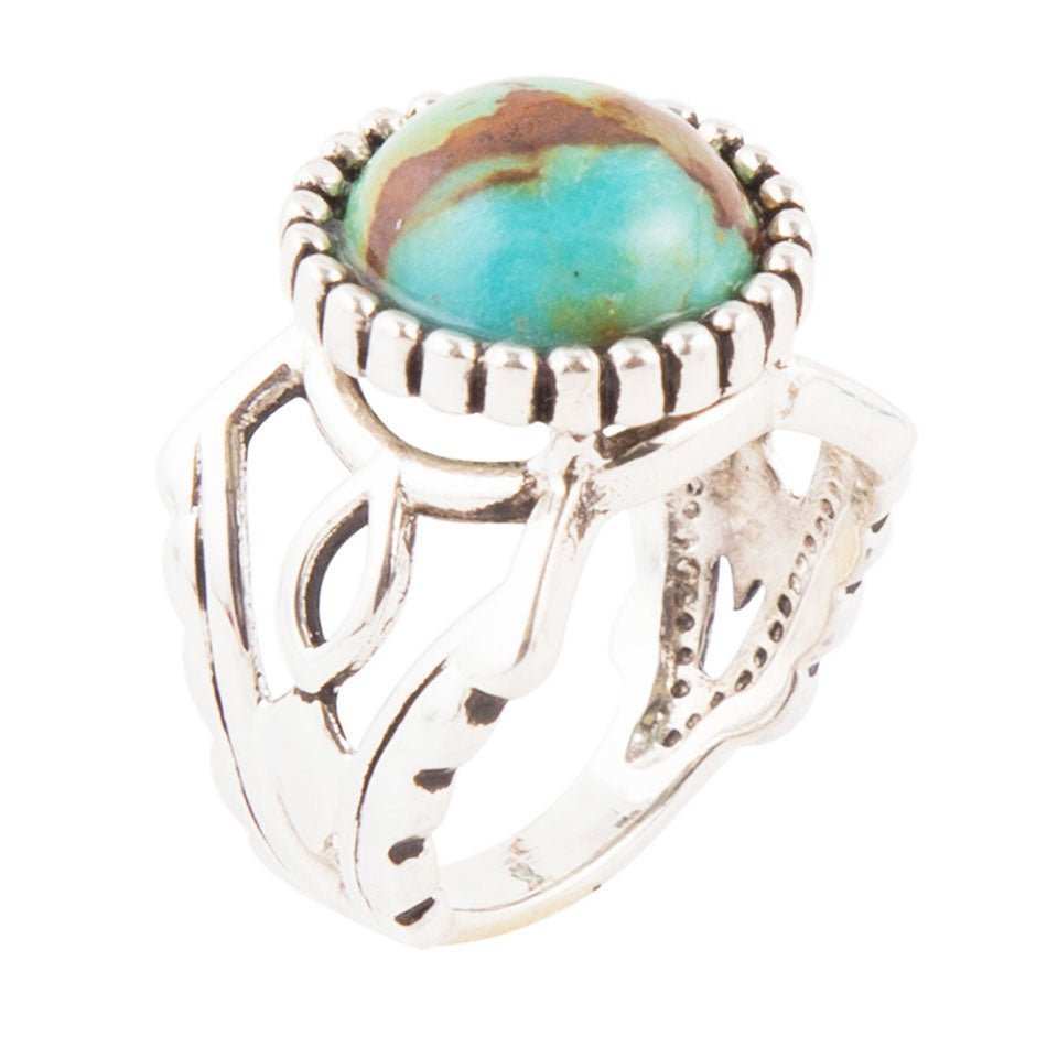 Blessing Blue Turquoise and Sterling Silver Ring - Barse Jewelry - Flyclothing LLC