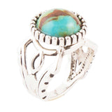 Blessing Blue Turquoise and Sterling Silver Ring - Barse Jewelry - Flyclothing LLC