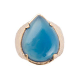 Blue Agate Teardrop Ring - Barse Jewelry - Flyclothing LLC