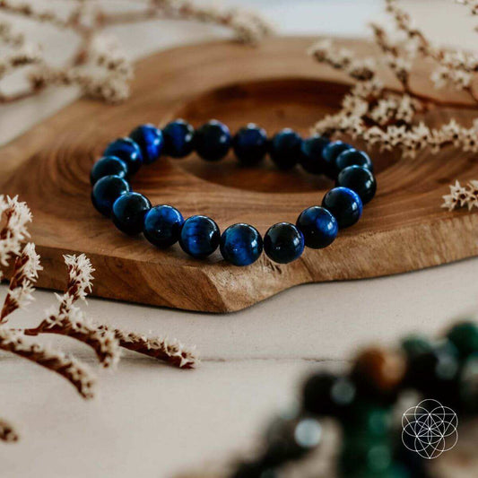 Blue Tiger’s Eye Bracelet - Conscious Items - Flyclothing LLC