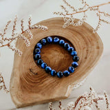 Blue Tiger’s Eye Bracelet - Conscious Items - Flyclothing LLC