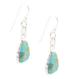 Blue Turquoise and Sterling Silver Drop Earrings - Barse Jewelry - Flyclothing LLC