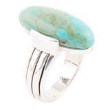 Bold Green Turquoise and Sterling Silver Ring - Barse Jewelry - Flyclothing LLC