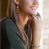 Bold Labradorite and Bronze Toggle Bracelet - Barse Jewelry - Flyclothing LLC