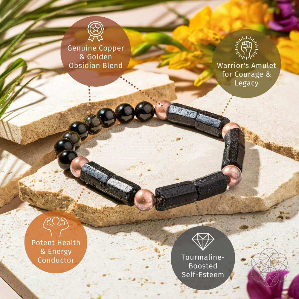 Born to Thrive - Copper Bracelet of Power - Conscious Items - Flyclothing LLC