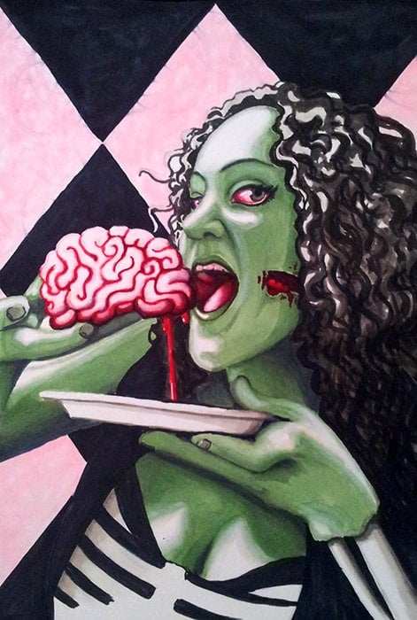 Black Market Art Company Brainzzzz Print - Black Market Art Company - Flyclothing LLC