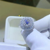 2 Carat Moissanite 925 Sterling Silver Ring - Trendsi - Flyclothing LLC