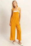 HYFVE Textured Wide Leg Overall - Trendsi - Flyclothing LLC