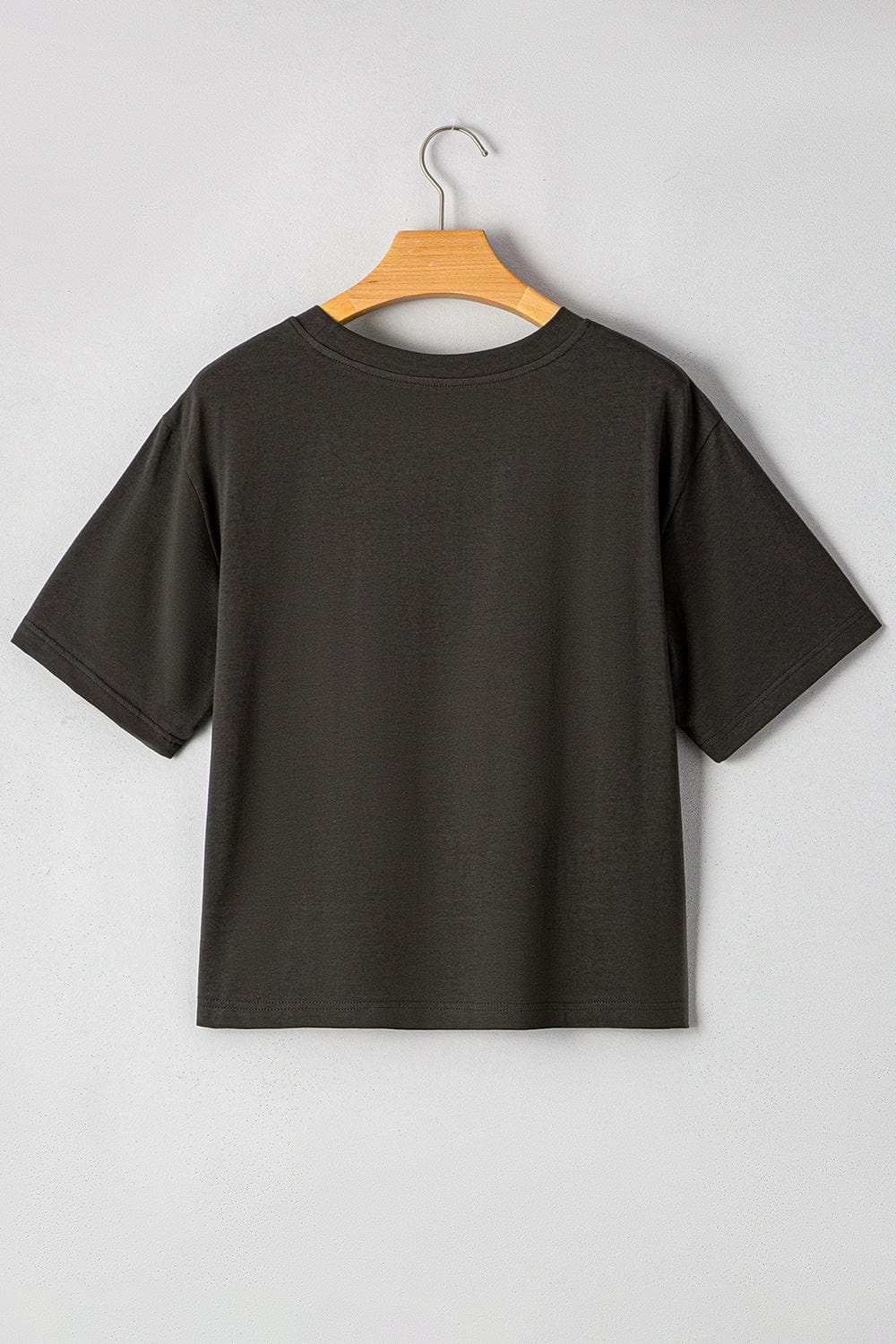 Bull Head Skull Round Neck Short Sleeve T Shirt - Trendsi - Flyclothing LLC