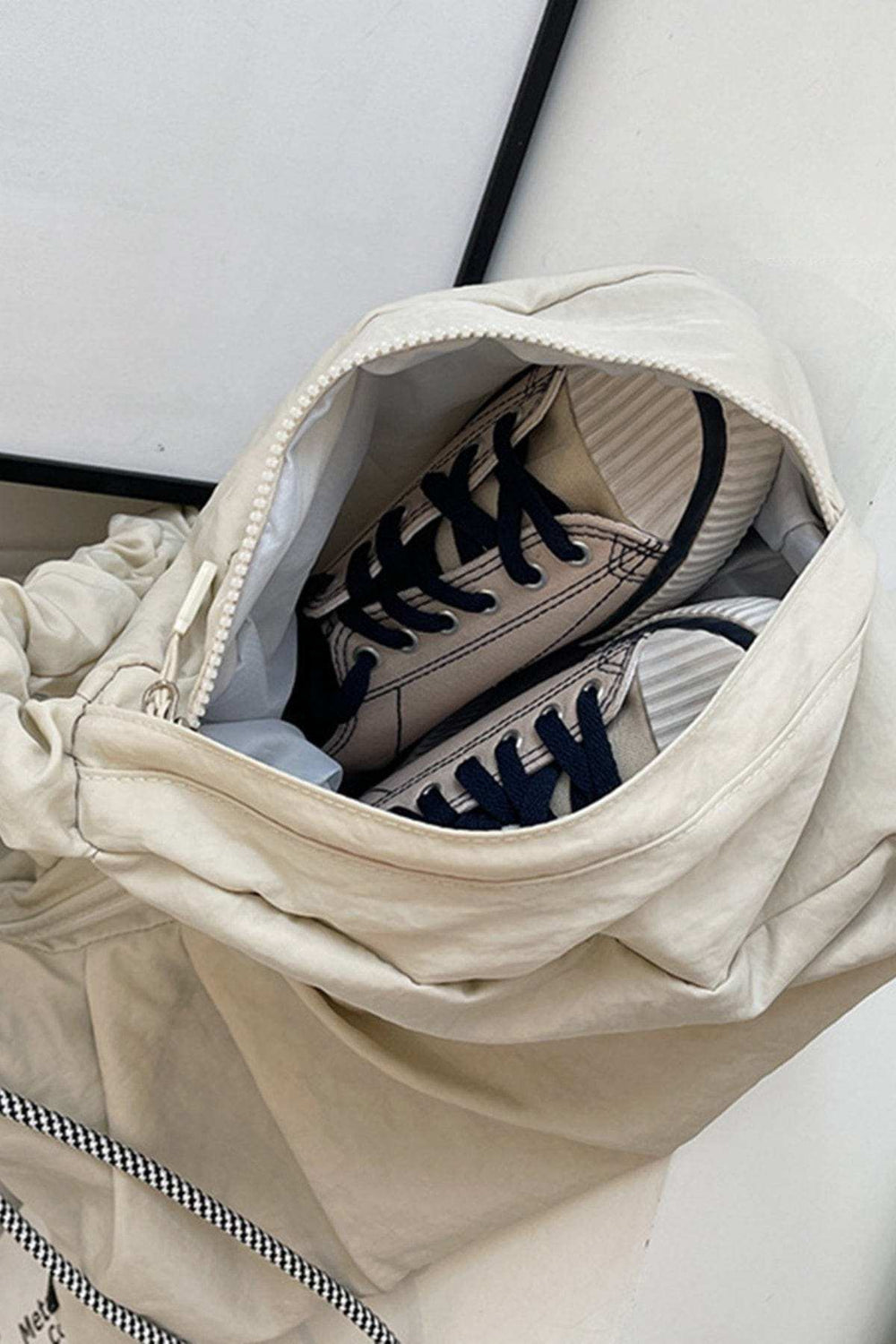 Drawstring Strap Ruched Crossbody Bag - Trendsi - Flyclothing LLC