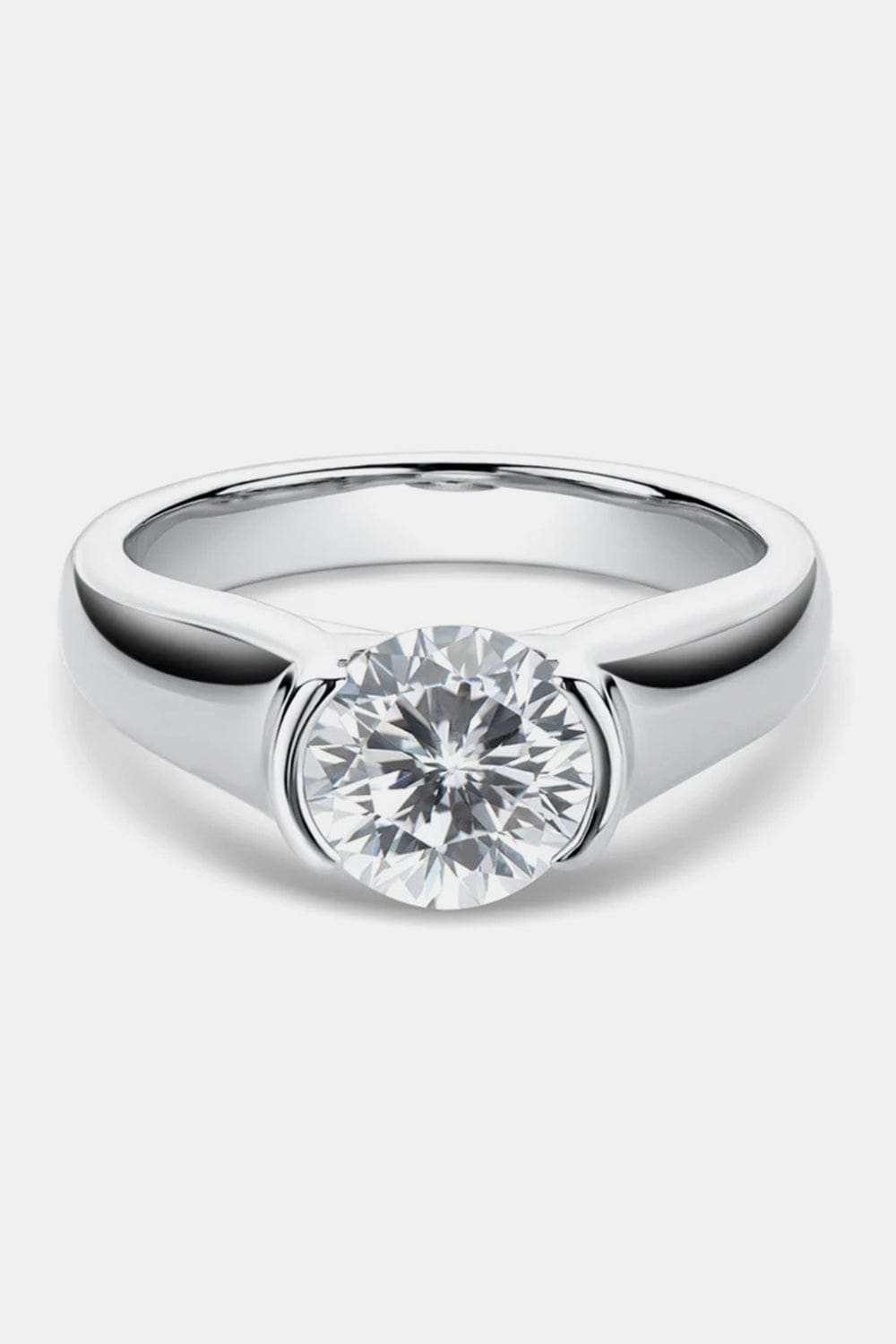 1.5 Carat Moissanite 925 Sterling Silver Ring - Trendsi - Flyclothing LLC