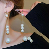 Geometric Circle Drop Earrings - Trendsi - Flyclothing LLC