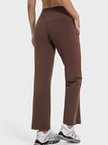 Pocketed High Waist Active Pants - Trendsi - Flyclothing LLC
