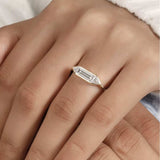 1 Carat Moissanite 925 Sterling Silver Ring - Trendsi - Flyclothing LLC