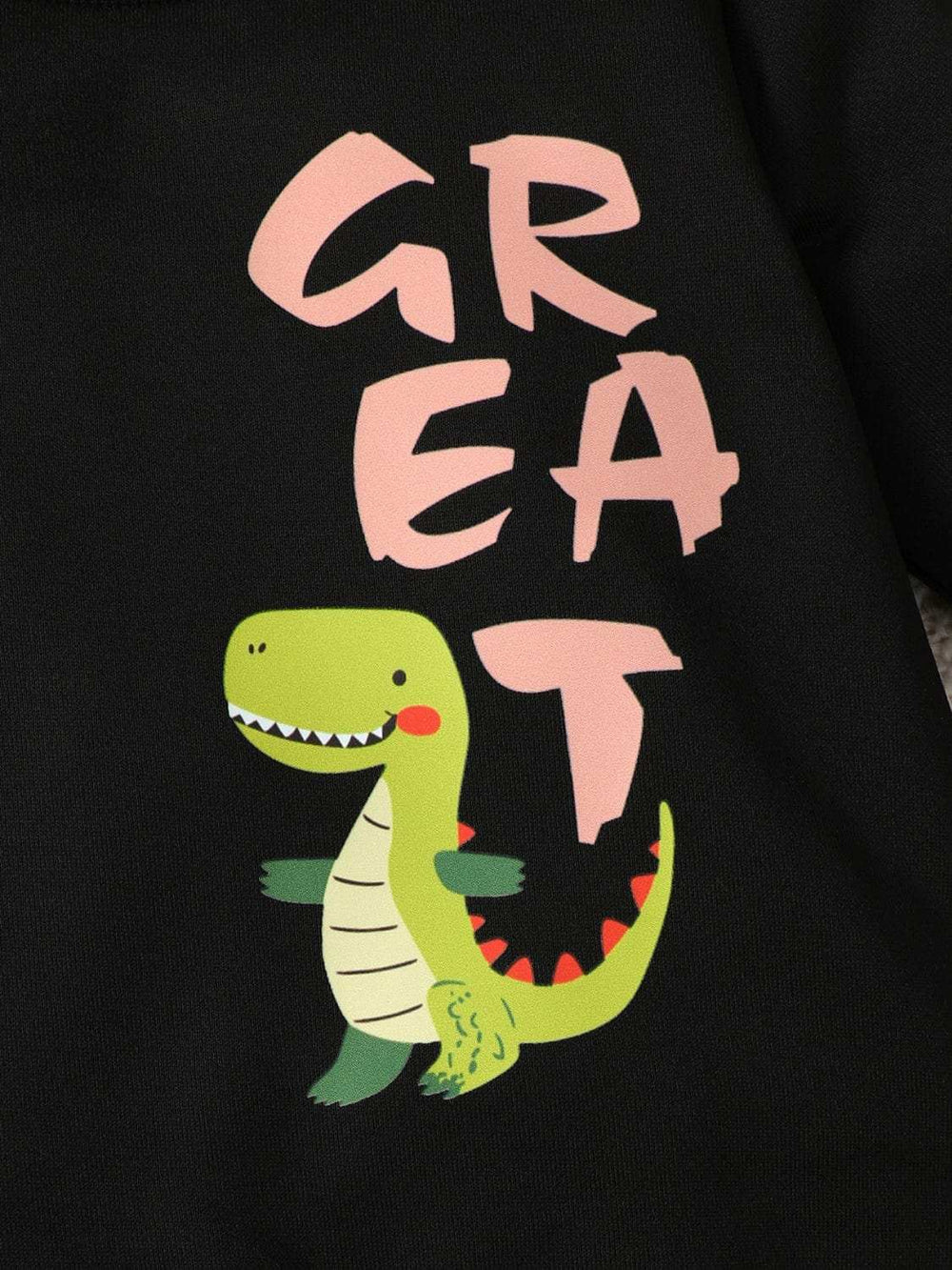 Children's Dinosaur Graphic Sweatshirt and Pants Set - Trendsi - Flyclothing LLC