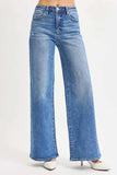 RISEN Full Size High Rise Wide Leg Jeans Plus Size - Trendsi - Flyclothing LLC