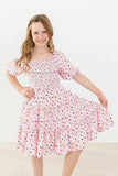 SALE Whimsical Wildflowers Smocked Ruffle Dress - Mila & Rose ® - Flyclothing LLC