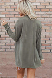 Textured Open Front Long Sleeve Cover Up - Trendsi - Flyclothing LLC
