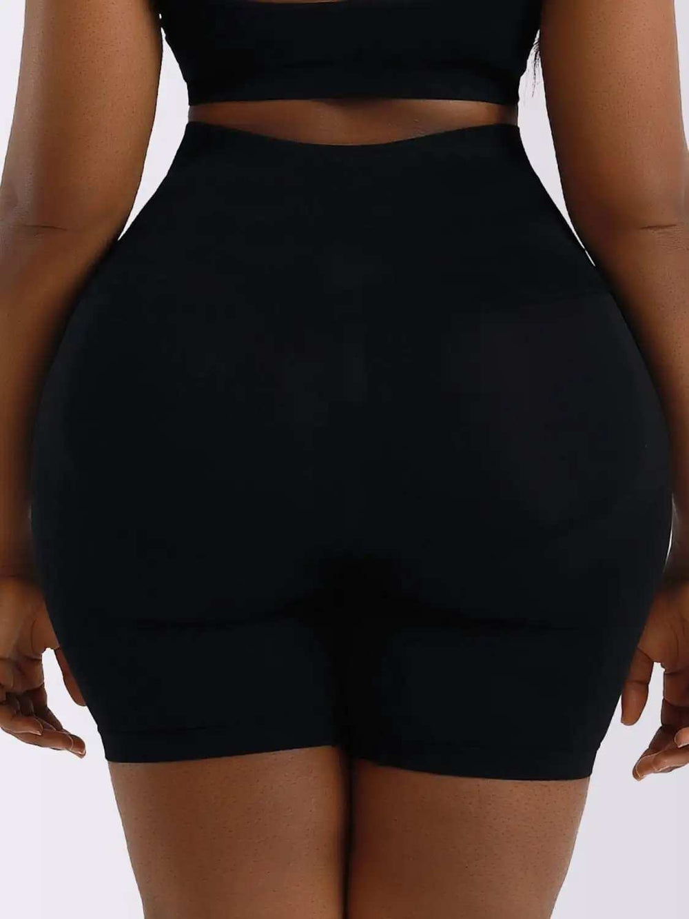 High Waist Shaping Shorts - Trendsi - Flyclothing LLC