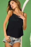 BiBi Lace Detail Cowl Neck Cami - Trendsi - Flyclothing LLC