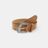 PU Leather Rhinestone Belt - Trendsi - Flyclothing LLC
