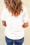 Full Size Bow Round Neck Short Sleeve T-Shirt - Trendsi - Flyclothing LLC