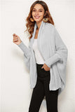 Angel Wings Open Front Batwing Sleeve Cardigan - Trendsi - Flyclothing LLC