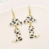 Cowboy Hat and Boot Dangle Earrings - Trendsi - Flyclothing LLC
