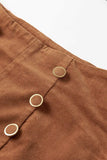 Decorative Button Straight Leg Pants - Trendsi - Flyclothing LLC