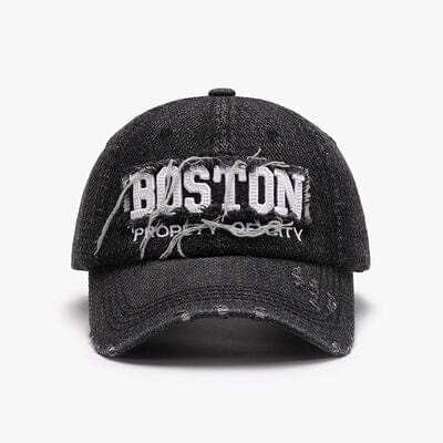 Letter Adjustable Cotton Baseball Cap - Trendsi - Flyclothing LLC