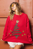 BiBi Sequin Star Tinsel Christmas Sweater - Trendsi - Flyclothing LLC