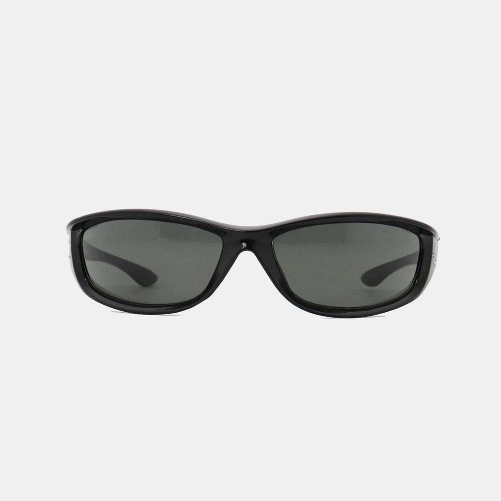 Polycarbonate Frame Rectangle Sunglasses - Trendsi - Flyclothing LLC