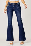 RISEN Full Size Low Rise Flare Jeans - Trendsi - Flyclothing LLC