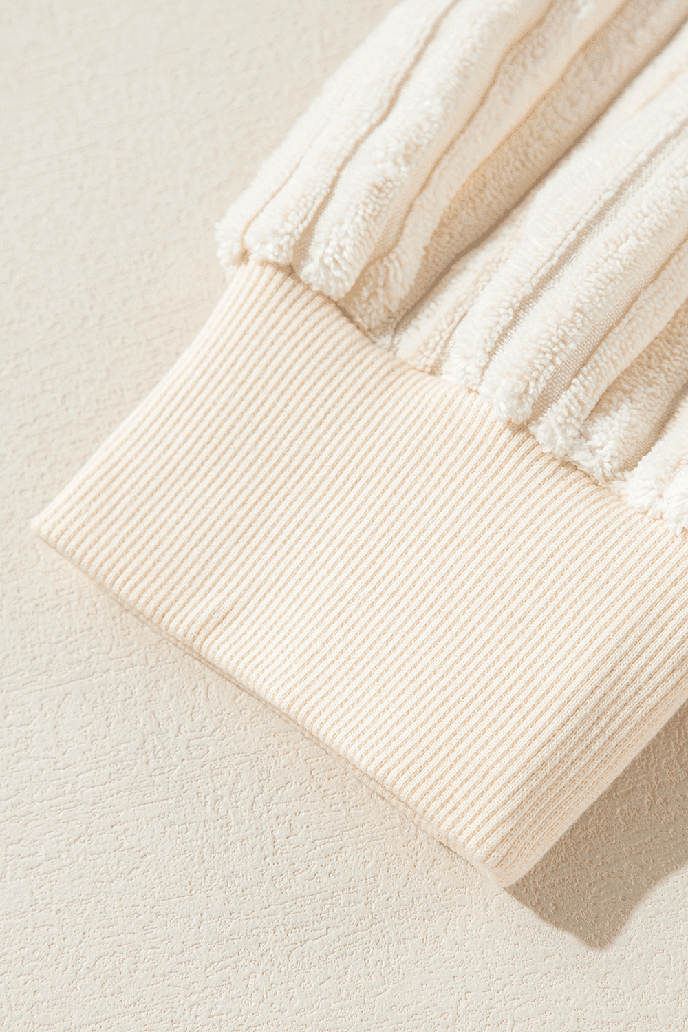 Slit Color Block Long Sleeve Sweatshirt - Trendsi - Flyclothing LLC