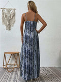 Full Size Printed Scoop Neck Maxi Cami Dress - Trendsi - Flyclothing LLC