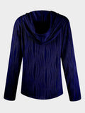 Textured Long Sleeve Hoodie - Trendsi - Flyclothing LLC