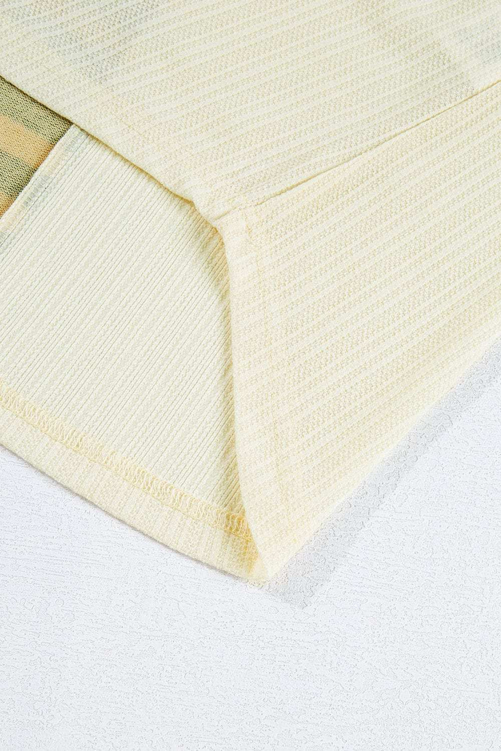 Striped Round Neck Long Sleeve Top - Trendsi - Flyclothing LLC