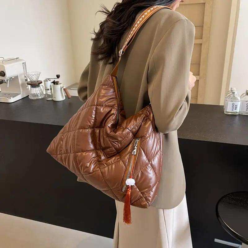 Quilted Nylon Travel Bag - Trendsi - Flyclothing LLC