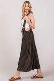 SAGE + FIG Full Size Wide Strap Wide Leg Overalls - Trendsi - Flyclothing LLC
