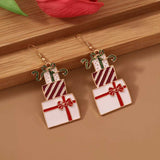Christmas Gift Box Dangle Earrings - Trendsi - Flyclothing LLC