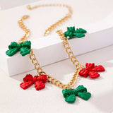 Bow Charm Chain Necklace - Trendsi - Flyclothing LLC