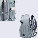 Oxford Cloth Side Pockets Backpack Bag with Handles - Trendsi - Flyclothing LLC