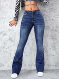 High Rise Jeans with Pockets - Trendsi - Flyclothing LLC
