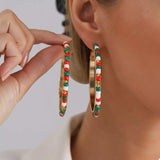 18K Gold-Plated Hoop Earrings - Trendsi - Flyclothing LLC