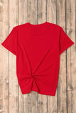 USA Round Neck Short Sleeve T-Shirt - Trendsi - Flyclothing LLC